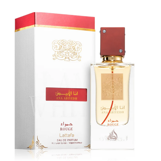 Sample Ana Abiyedh Rouge Lattafa