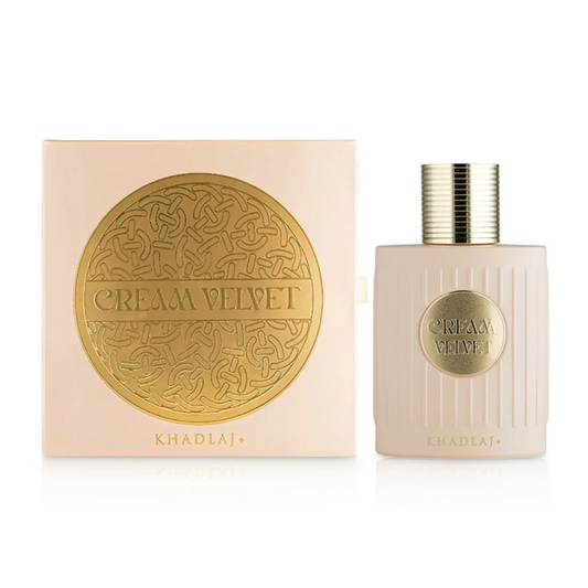 Cream Velvet by Khadlaj