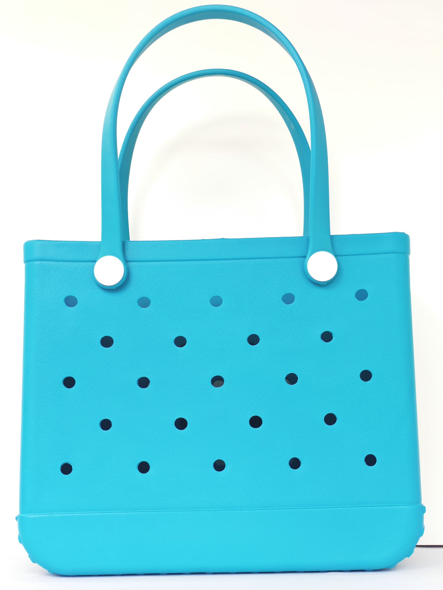 Beach Bag Teal Large tote (incl Bag Charms)