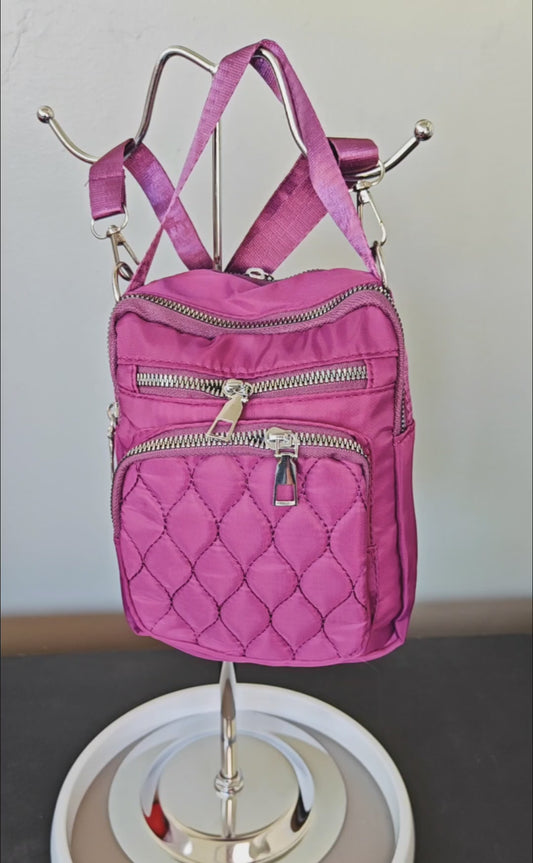 3 Zip Padded Sling bag