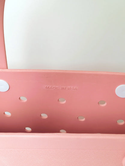 Beach Bag baby Pink- Large tote (incl Bag Charms)