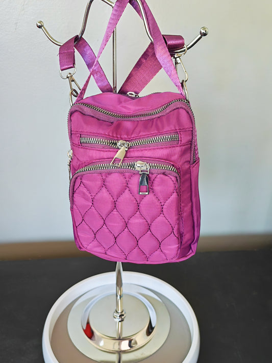 3 Zip Padded Sling bag