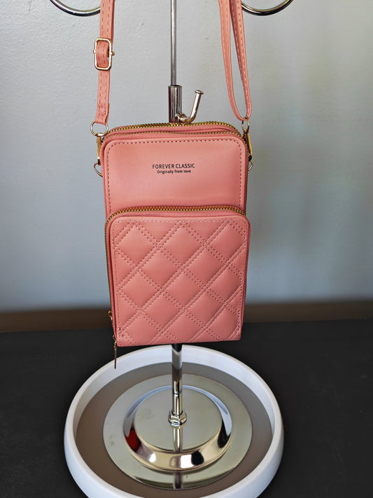 Trio zip cross body bag