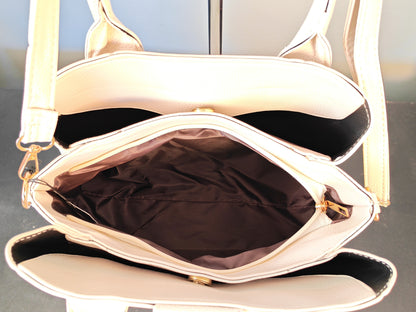 Ladies zip bag - Cream
