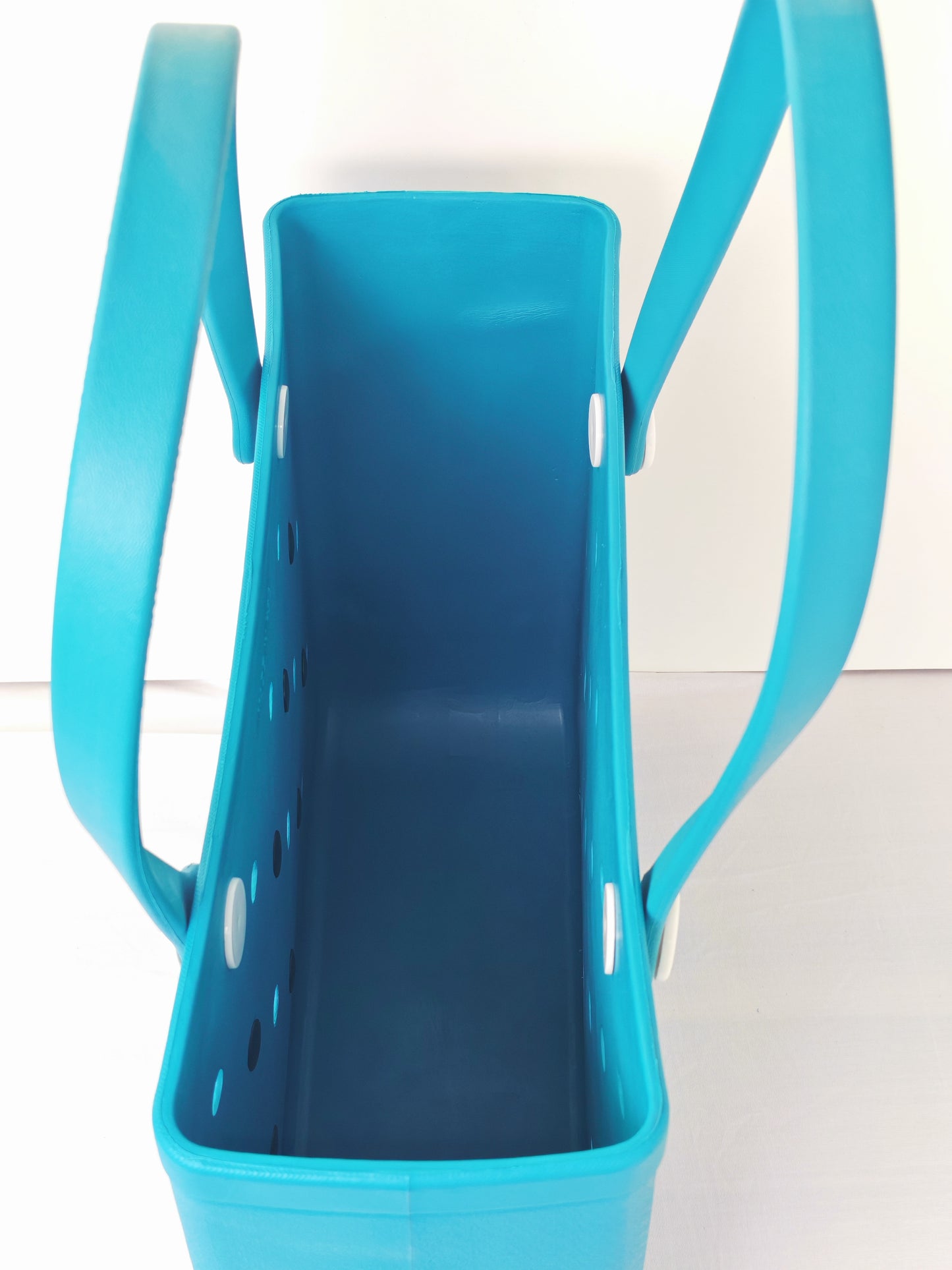 Beach Bag Teal Large tote (incl Bag Charms)