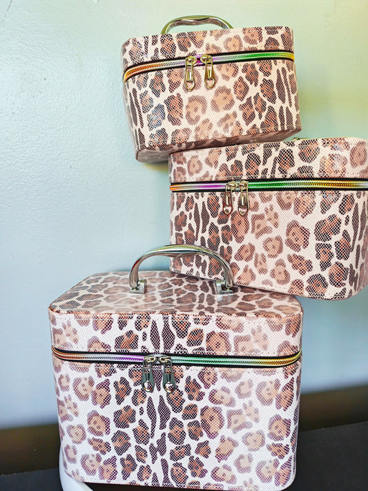 3 Piece Makeup Bag Trio set