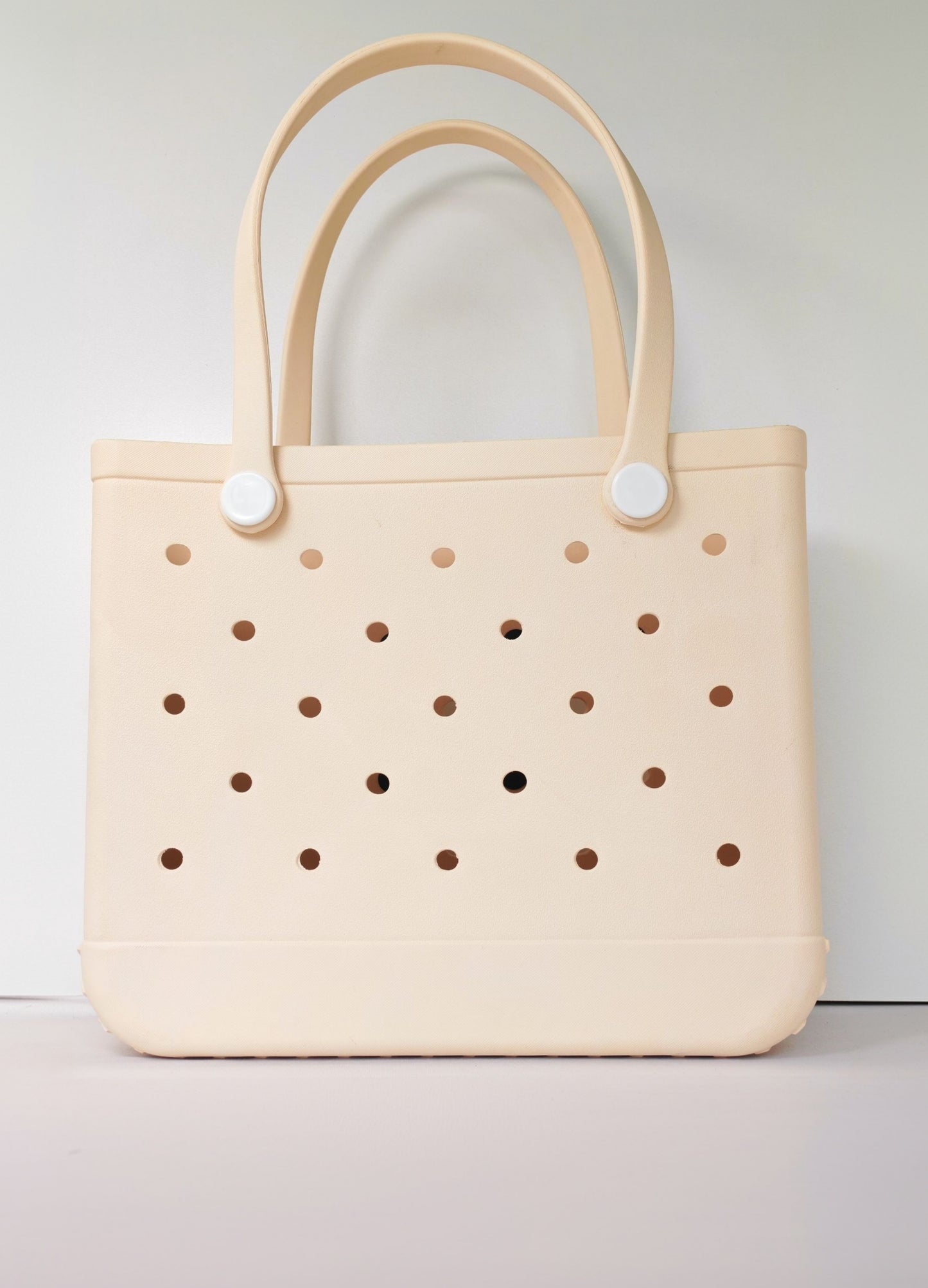 Beach Bag Cream - Large tote (incl Bag Charms)