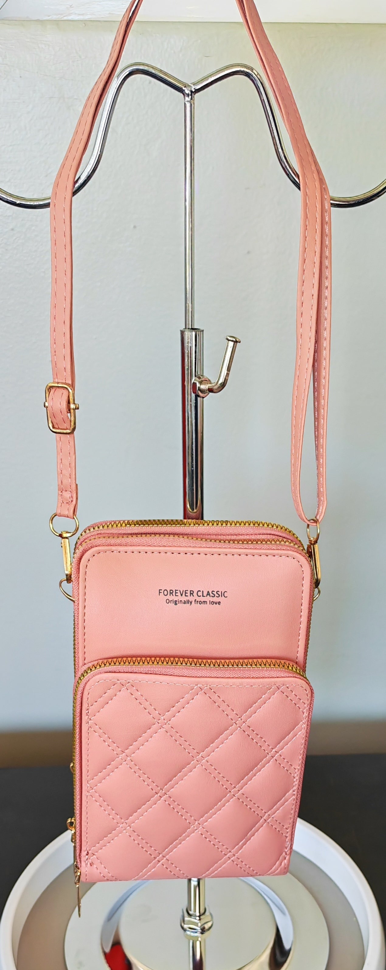 Trio zip cross body bag