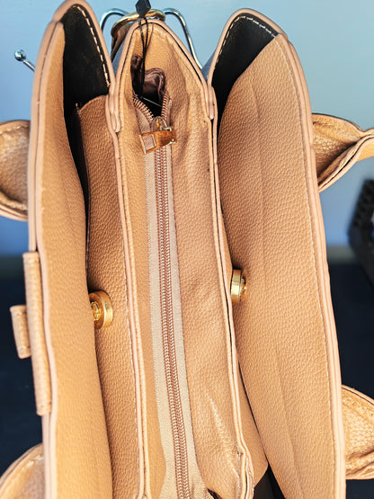 Ladies zip bag - Beige